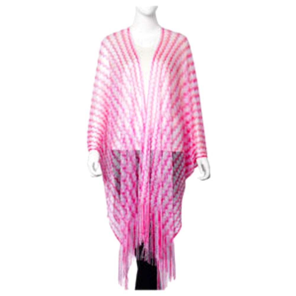 Pink Sheer Scarf Wrap